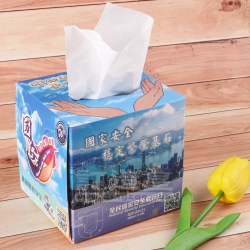 彩印盒裝紙巾 香港警務處