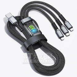 三合一尼龍充電線