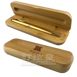 竹木翻蓋筆盒（現貨）