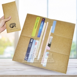 水洗牛皮紙錢包