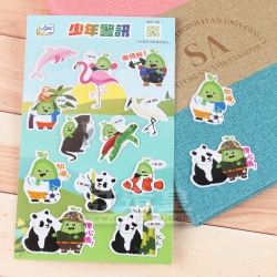 泡泡貼紙 少年警訊