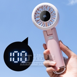 100檔數顯手持風扇